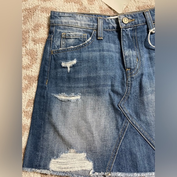 NWT Flying Monkey Black Label Denim Skirt Sz 25 - Picture 7 of 10